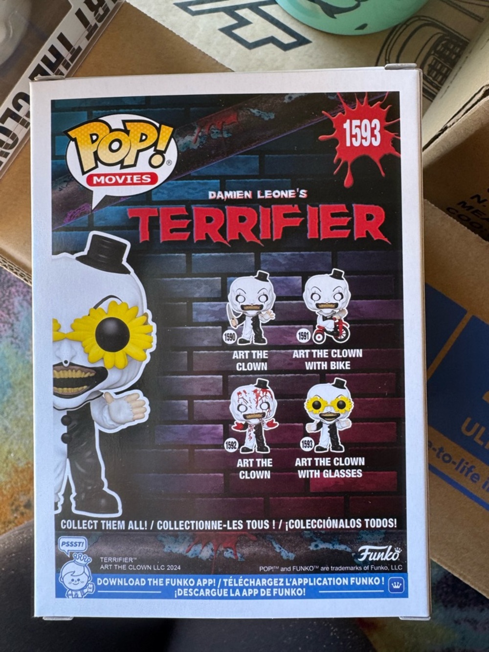 Funko Pop! Art the Clown Glasses 1593 - Picture 3 of 6